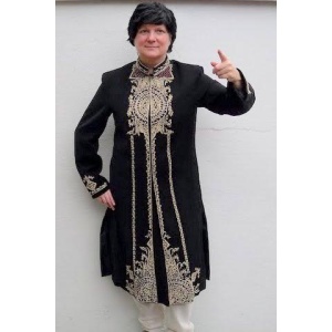 Bollywood Black Sherwani (M) - HIRE
